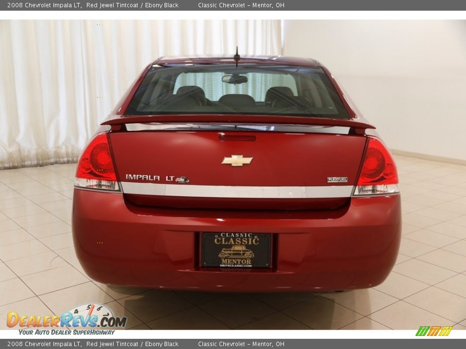 2008 Chevrolet Impala LT Red Jewel Tintcoat / Ebony Black Photo #13