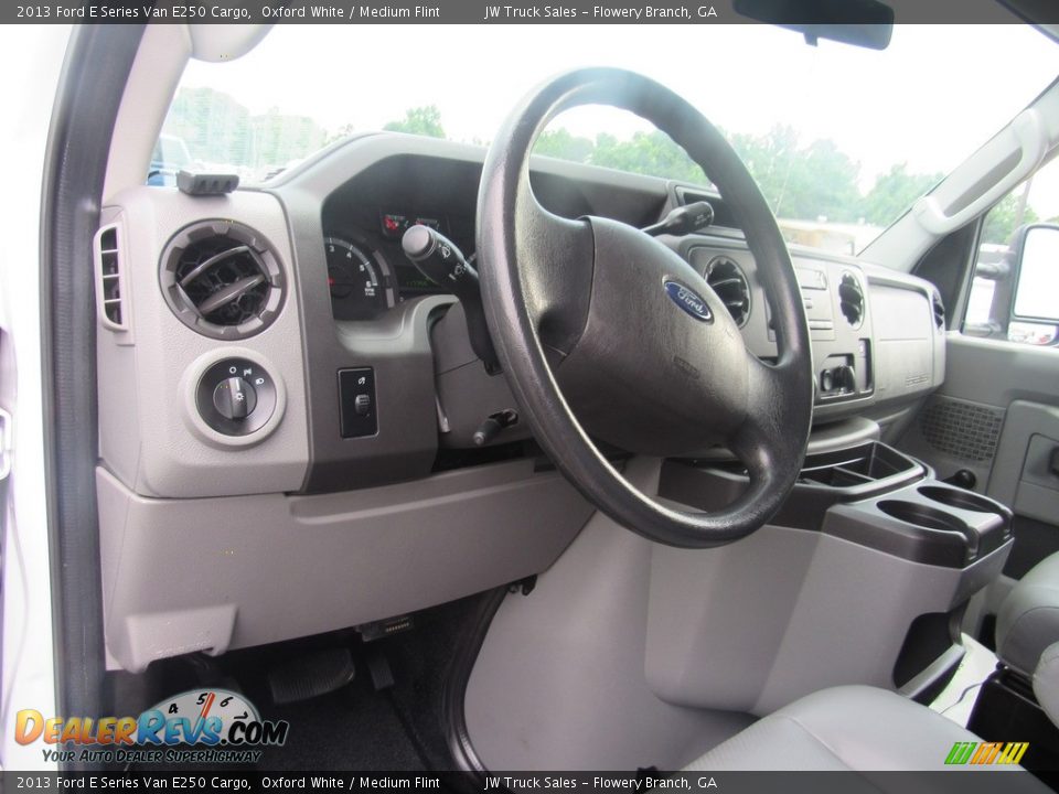 2013 Ford E Series Van E250 Cargo Oxford White / Medium Flint Photo #29