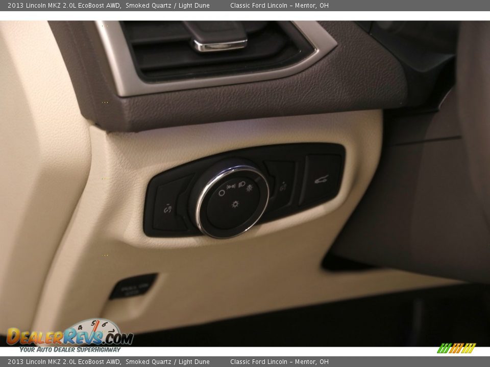 2013 Lincoln MKZ 2.0L EcoBoost AWD Smoked Quartz / Light Dune Photo #8