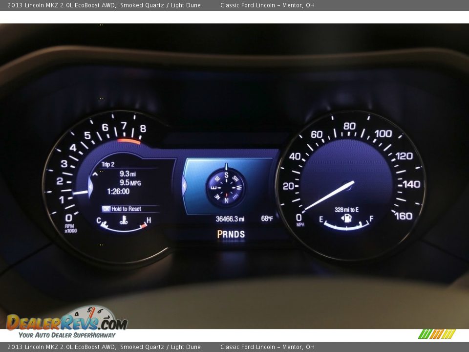 2013 Lincoln MKZ 2.0L EcoBoost AWD Smoked Quartz / Light Dune Photo #11