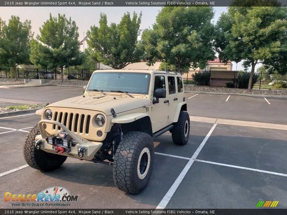 2016 Jeep Wrangler Unlimited Sport 4x4 Mojave Sand / Black Photo #18