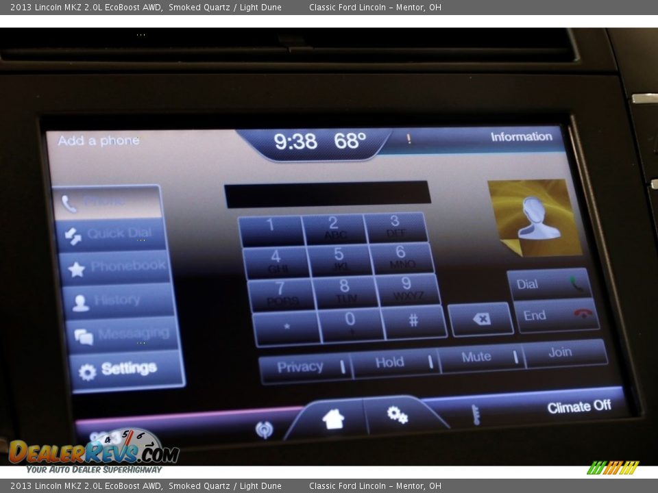 2013 Lincoln MKZ 2.0L EcoBoost AWD Smoked Quartz / Light Dune Photo #15