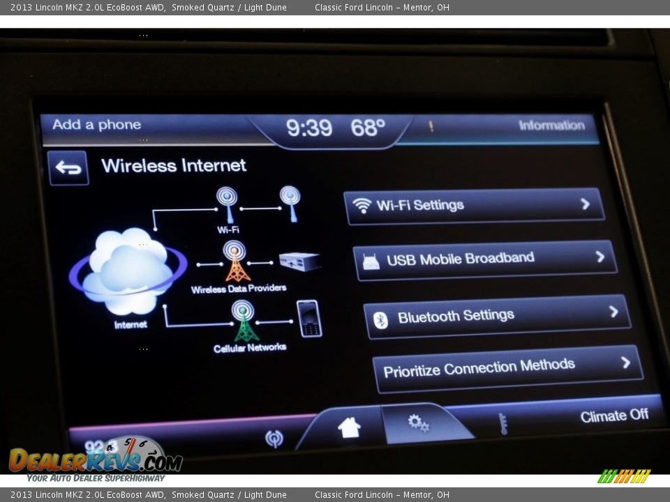 2013 Lincoln MKZ 2.0L EcoBoost AWD Smoked Quartz / Light Dune Photo #16