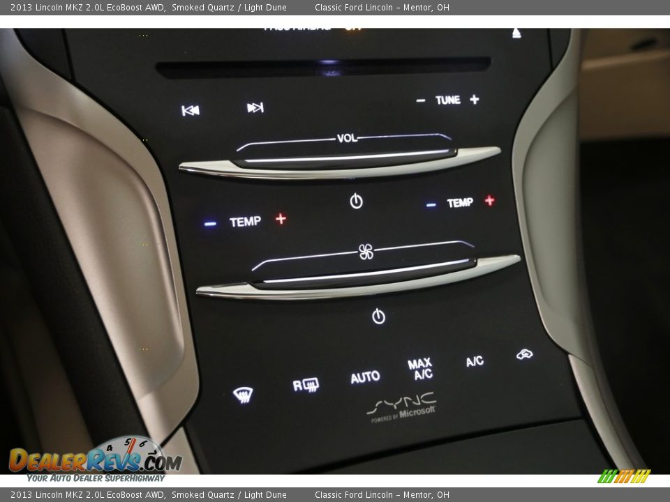 2013 Lincoln MKZ 2.0L EcoBoost AWD Smoked Quartz / Light Dune Photo #18