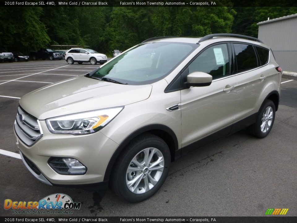 2018 Ford Escape SEL 4WD White Gold / Charcoal Black Photo #5