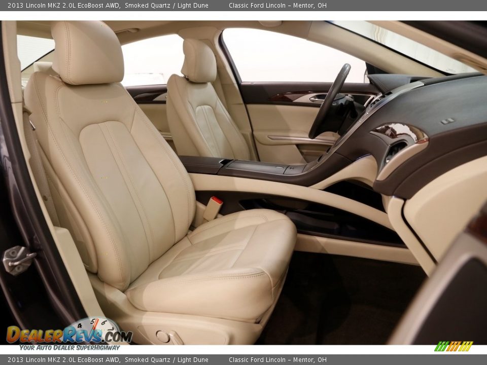 2013 Lincoln MKZ 2.0L EcoBoost AWD Smoked Quartz / Light Dune Photo #23