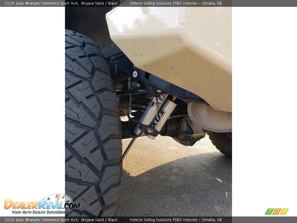 2016 Jeep Wrangler Unlimited Sport 4x4 Mojave Sand / Black Photo #33