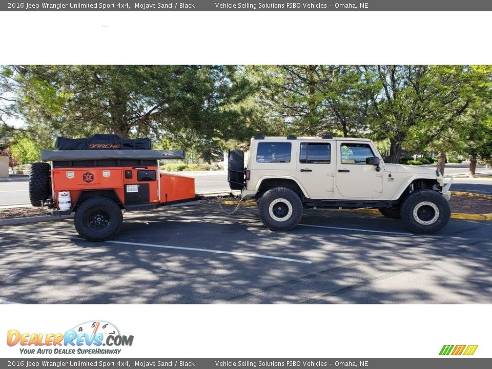 2016 Jeep Wrangler Unlimited Sport 4x4 Mojave Sand / Black Photo #34