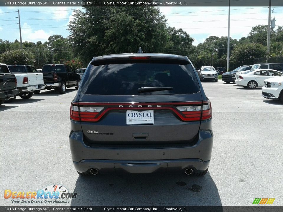 2018 Dodge Durango SXT Granite Metallic / Black Photo #4