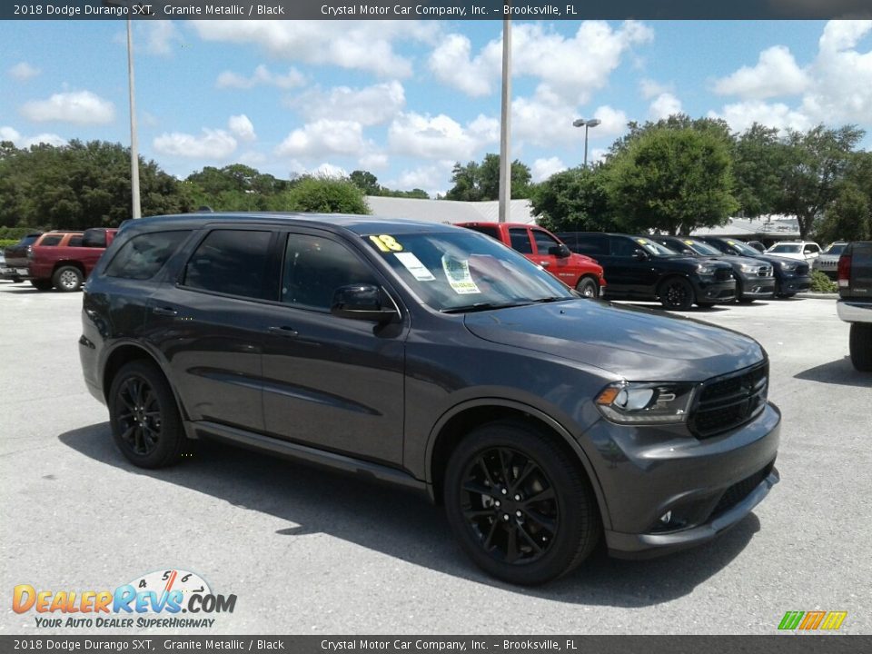 2018 Dodge Durango SXT Granite Metallic / Black Photo #7