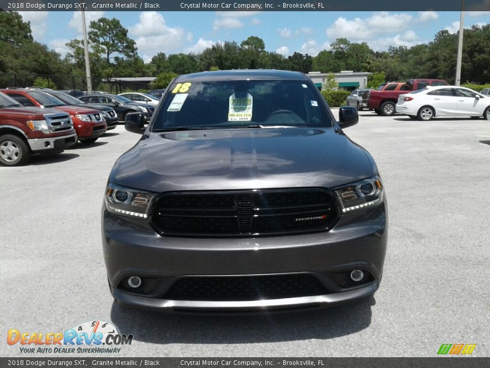 2018 Dodge Durango SXT Granite Metallic / Black Photo #8