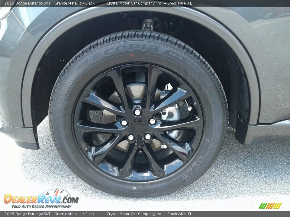 2018 Dodge Durango SXT Granite Metallic / Black Photo #20