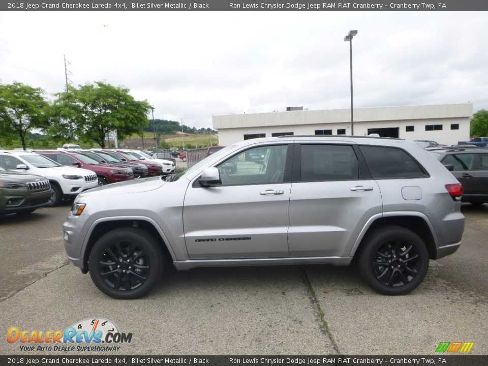 2018 Jeep Grand Cherokee Laredo 4x4 Billet Silver Metallic / Black Photo #2