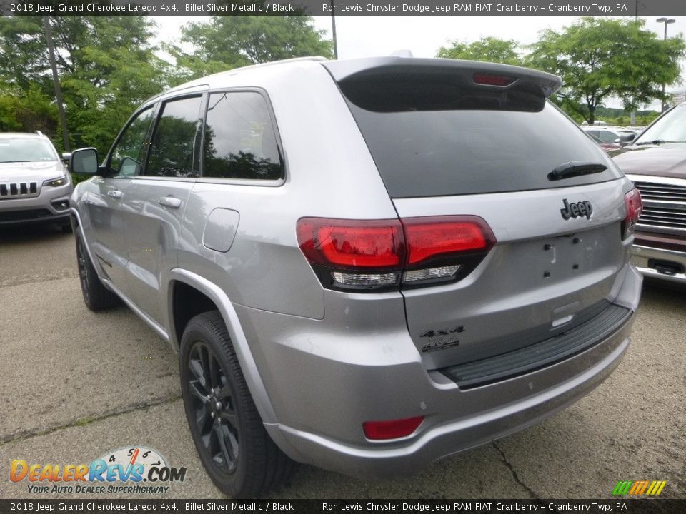 2018 Jeep Grand Cherokee Laredo 4x4 Billet Silver Metallic / Black Photo #3