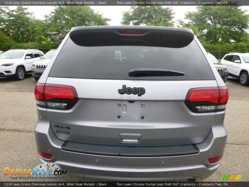 2018 Jeep Grand Cherokee Laredo 4x4 Billet Silver Metallic / Black Photo #4