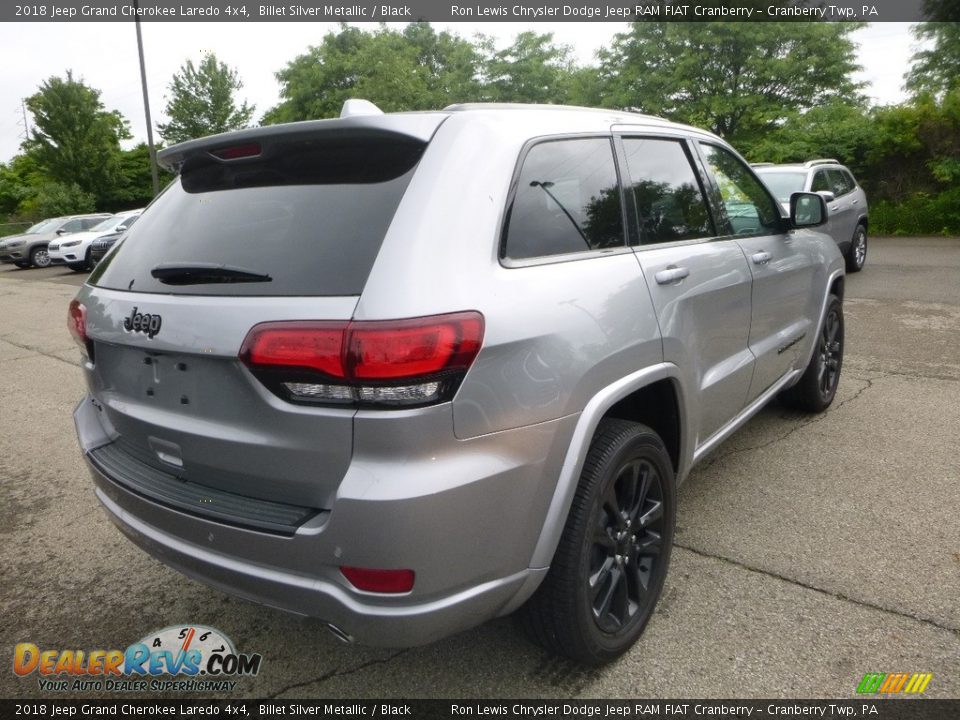 2018 Jeep Grand Cherokee Laredo 4x4 Billet Silver Metallic / Black Photo #5
