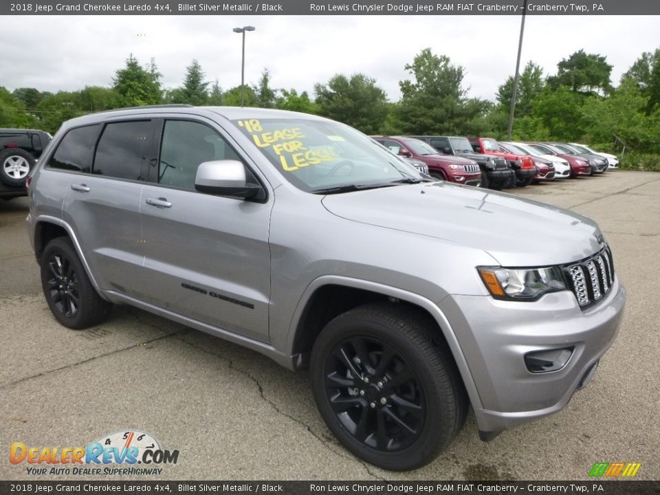 2018 Jeep Grand Cherokee Laredo 4x4 Billet Silver Metallic / Black Photo #6