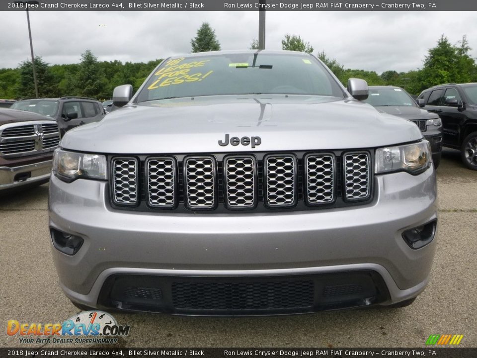 2018 Jeep Grand Cherokee Laredo 4x4 Billet Silver Metallic / Black Photo #7