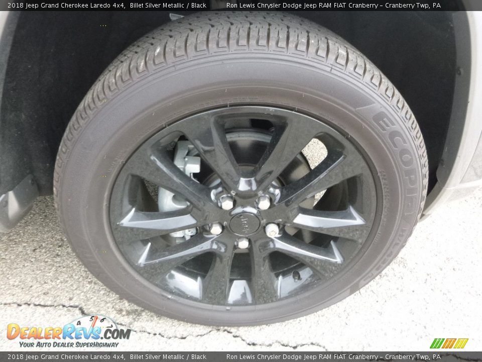2018 Jeep Grand Cherokee Laredo 4x4 Billet Silver Metallic / Black Photo #8