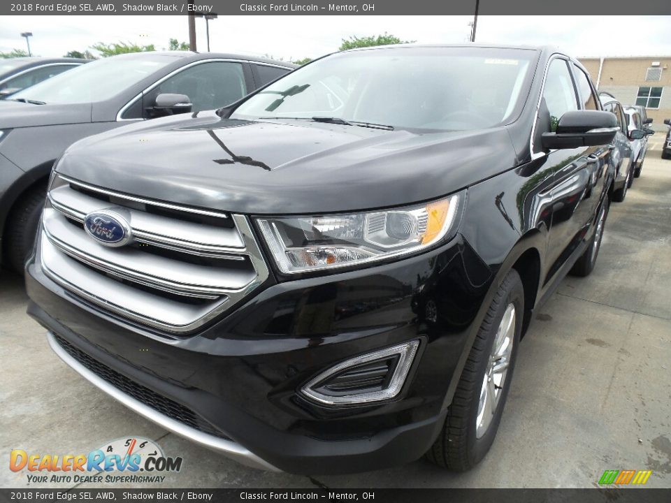 2018 Ford Edge SEL AWD Shadow Black / Ebony Photo #1