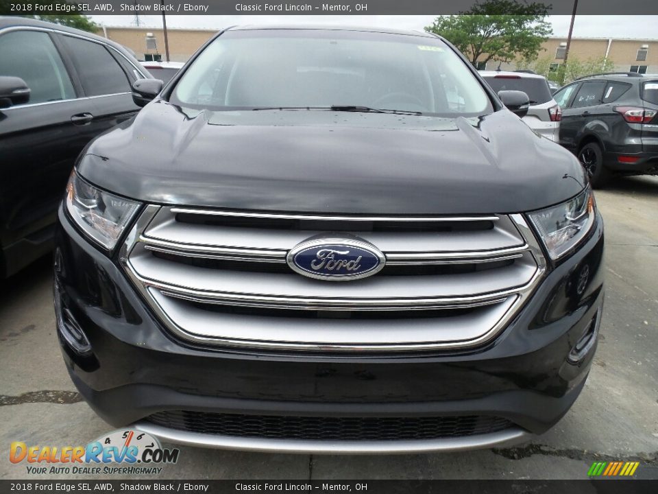 2018 Ford Edge SEL AWD Shadow Black / Ebony Photo #2