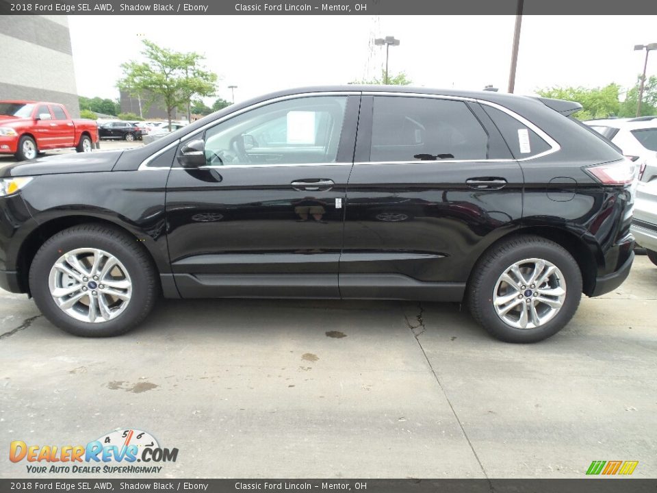 2018 Ford Edge SEL AWD Shadow Black / Ebony Photo #4