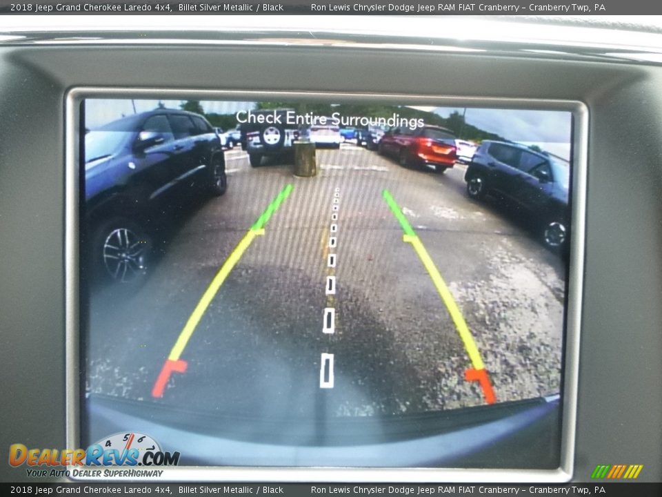 2018 Jeep Grand Cherokee Laredo 4x4 Billet Silver Metallic / Black Photo #16