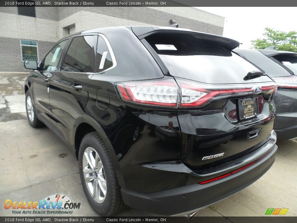 2018 Ford Edge SEL AWD Shadow Black / Ebony Photo #5