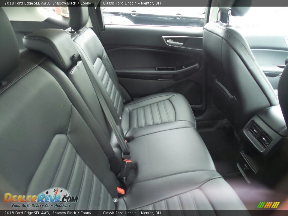 2018 Ford Edge SEL AWD Shadow Black / Ebony Photo #7