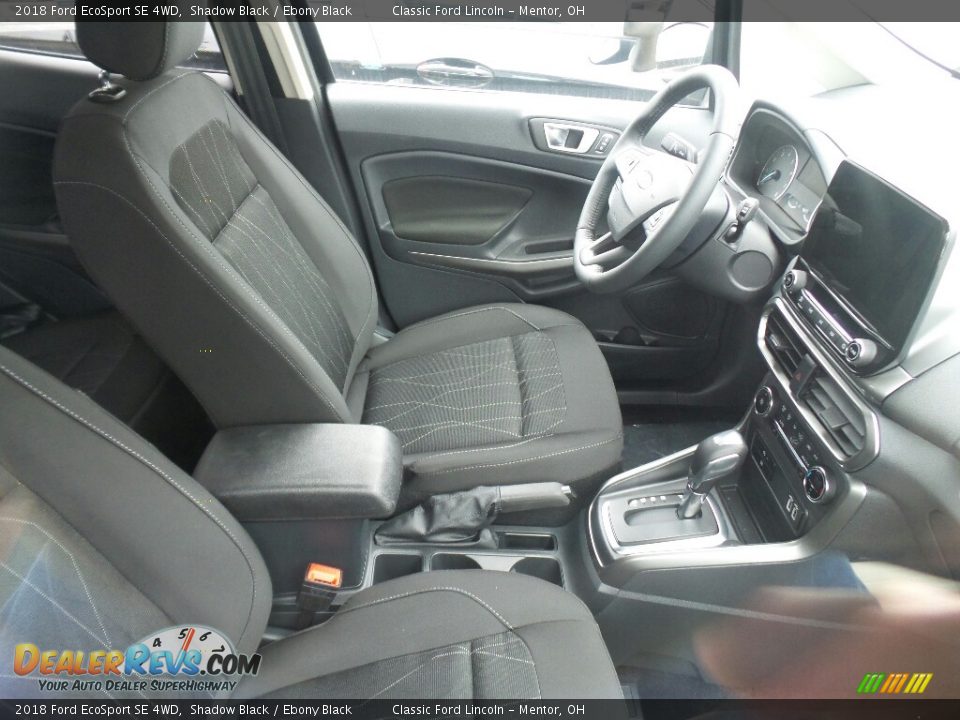 2018 Ford EcoSport SE 4WD Shadow Black / Ebony Black Photo #4