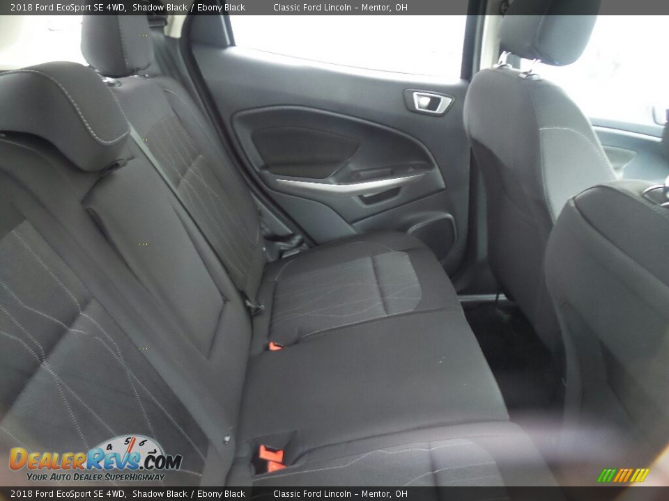2018 Ford EcoSport SE 4WD Shadow Black / Ebony Black Photo #5