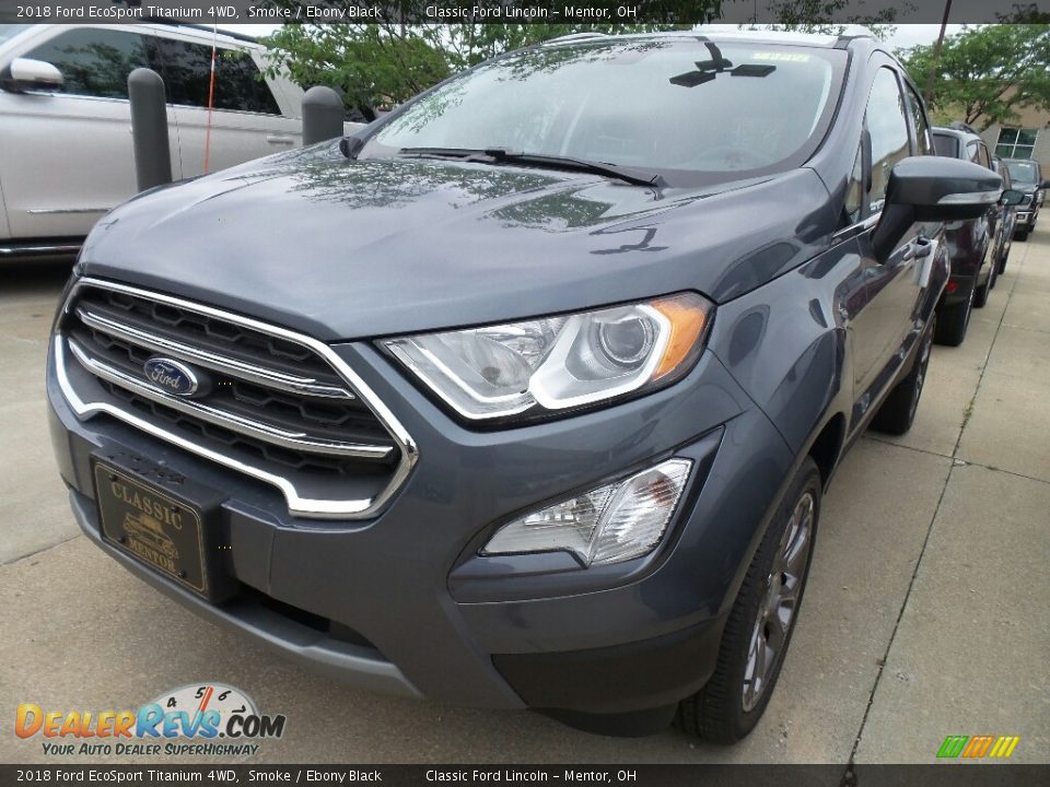 2018 Ford EcoSport Titanium 4WD Smoke / Ebony Black Photo #1