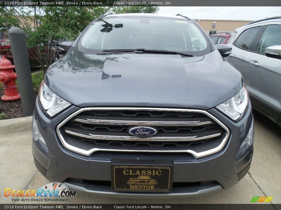 2018 Ford EcoSport Titanium 4WD Smoke / Ebony Black Photo #2