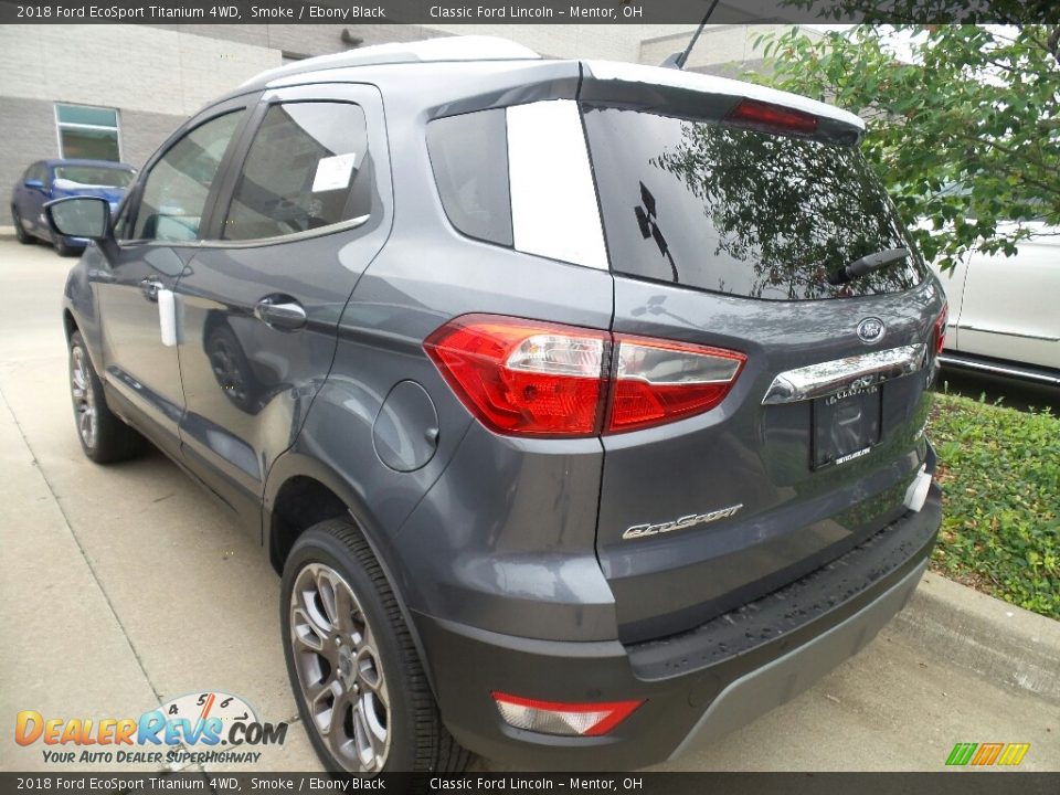 2018 Ford EcoSport Titanium 4WD Smoke / Ebony Black Photo #3