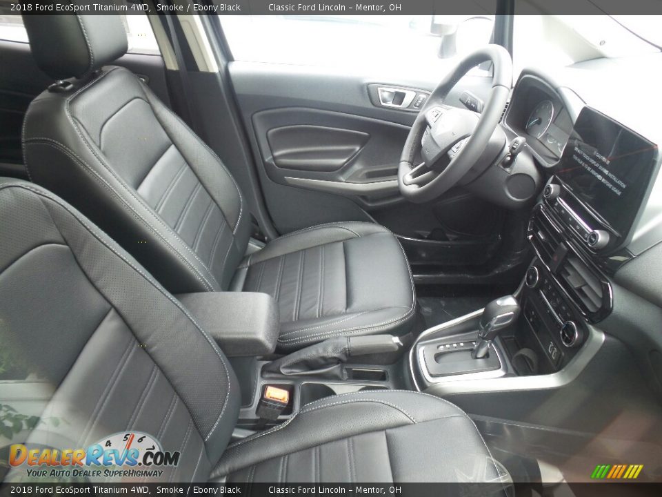 2018 Ford EcoSport Titanium 4WD Smoke / Ebony Black Photo #4