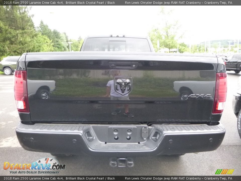 2018 Ram 2500 Laramie Crew Cab 4x4 Brilliant Black Crystal Pearl / Black Photo #4