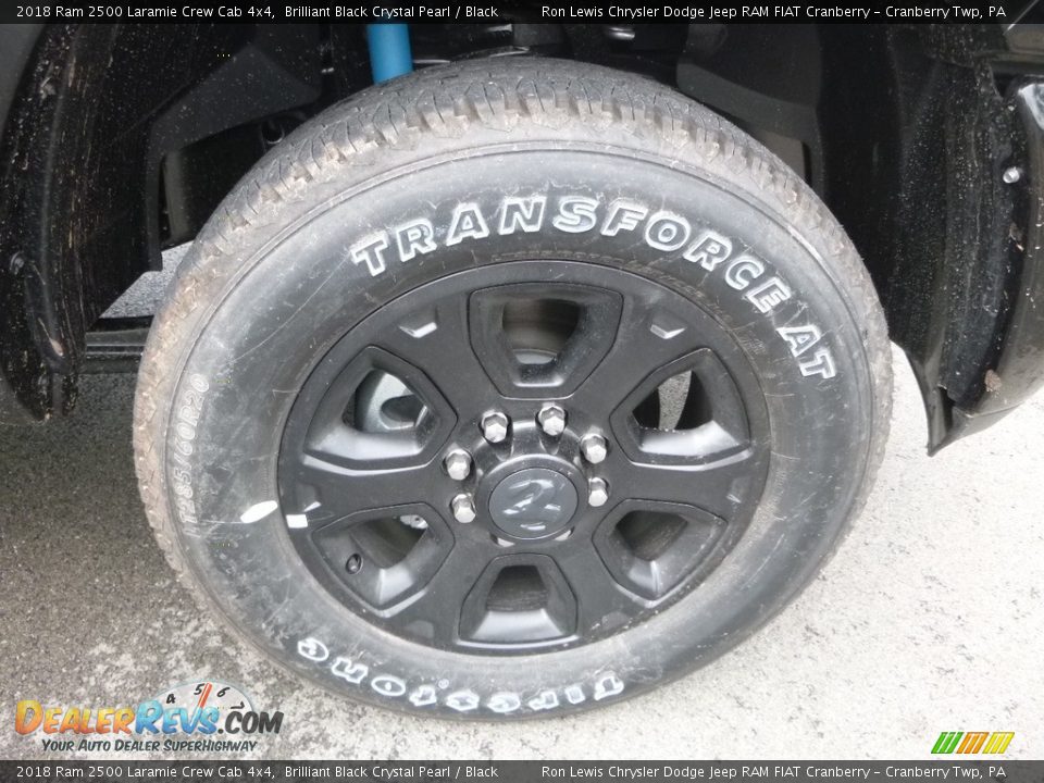 2018 Ram 2500 Laramie Crew Cab 4x4 Brilliant Black Crystal Pearl / Black Photo #8