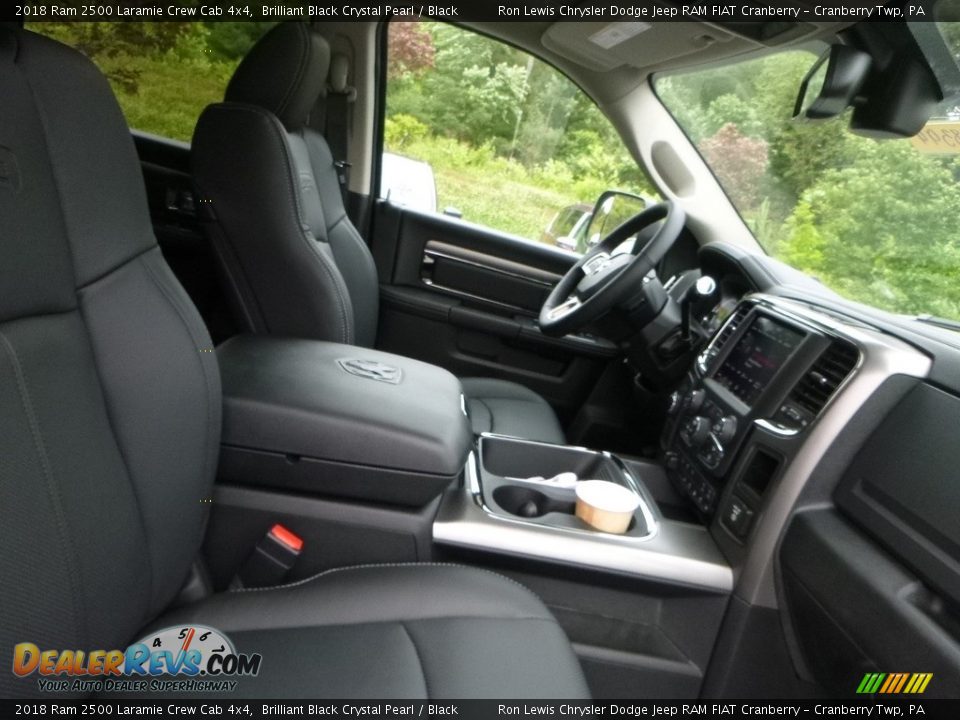 2018 Ram 2500 Laramie Crew Cab 4x4 Brilliant Black Crystal Pearl / Black Photo #9