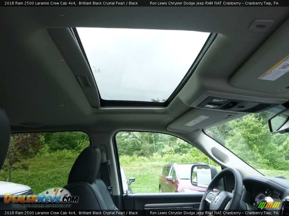 2018 Ram 2500 Laramie Crew Cab 4x4 Brilliant Black Crystal Pearl / Black Photo #10