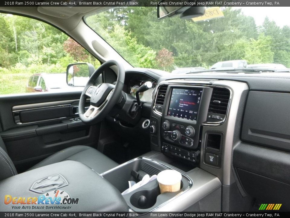 2018 Ram 2500 Laramie Crew Cab 4x4 Brilliant Black Crystal Pearl / Black Photo #11