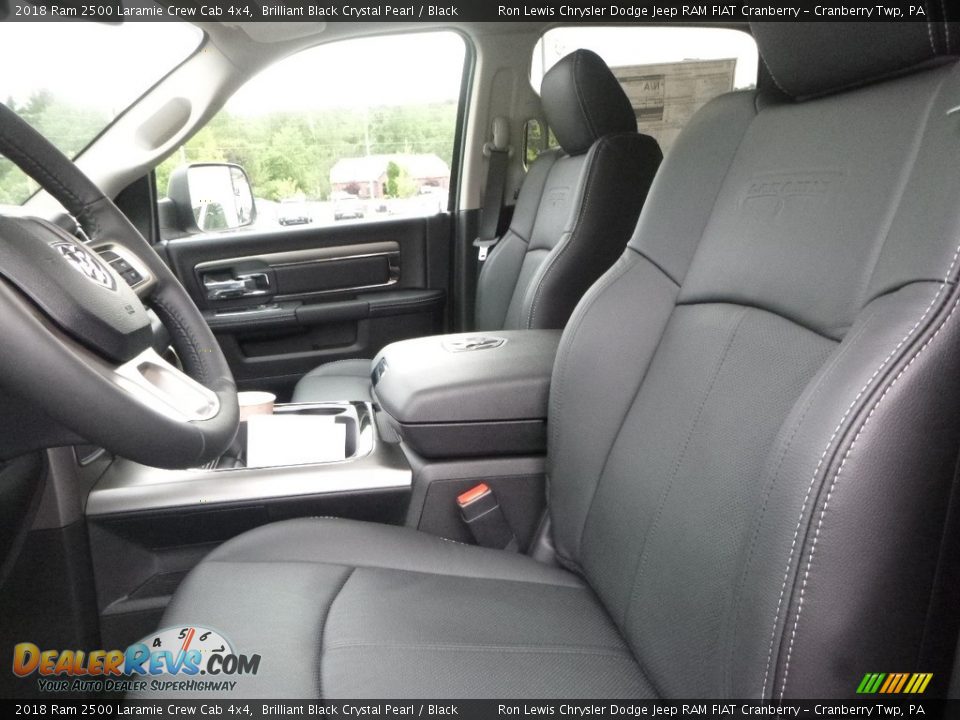 2018 Ram 2500 Laramie Crew Cab 4x4 Brilliant Black Crystal Pearl / Black Photo #14