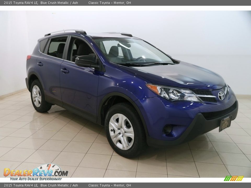 2015 Toyota RAV4 LE Blue Crush Metallic / Ash Photo #1