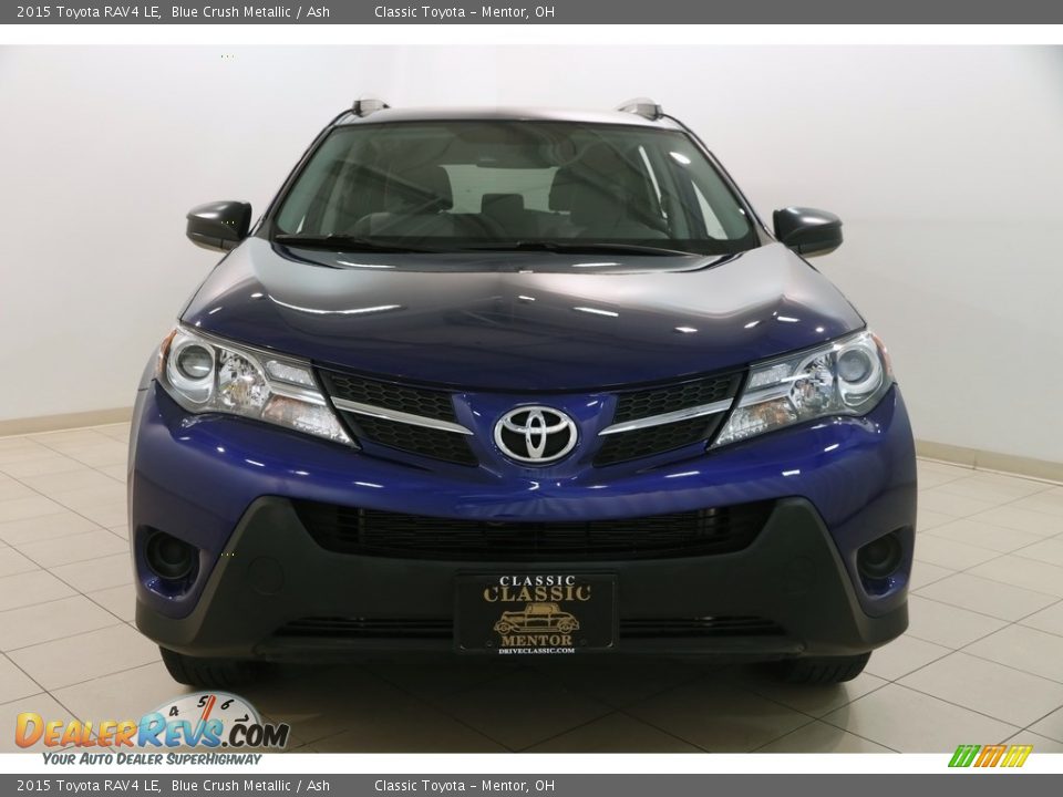 2015 Toyota RAV4 LE Blue Crush Metallic / Ash Photo #2