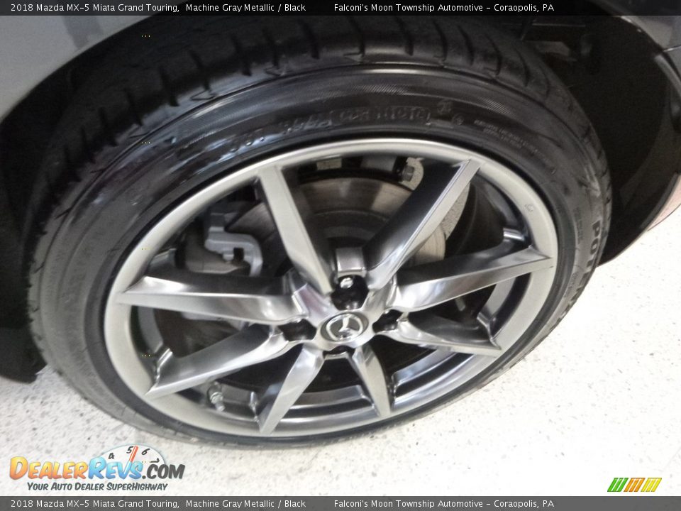 2018 Mazda MX-5 Miata Grand Touring Machine Gray Metallic / Black Photo #7