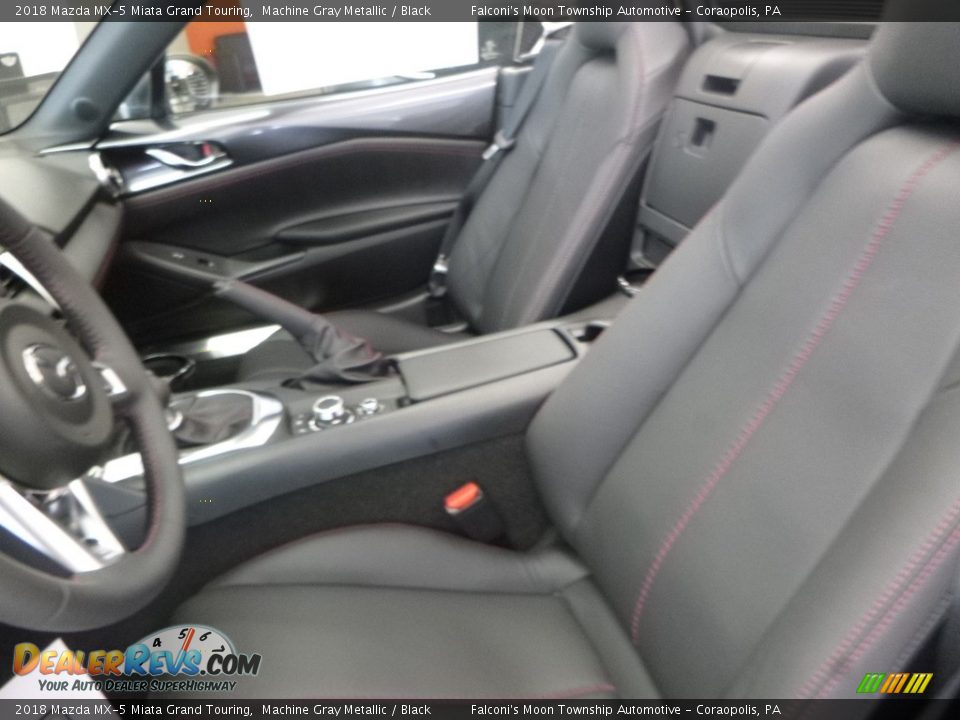 2018 Mazda MX-5 Miata Grand Touring Machine Gray Metallic / Black Photo #10