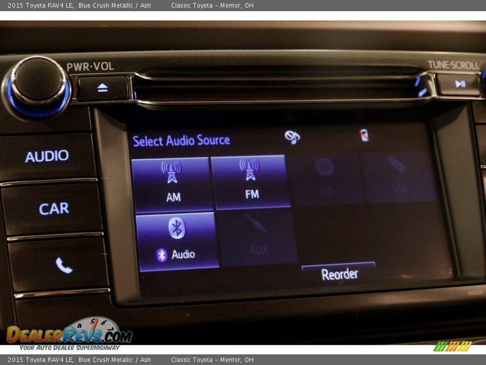 2015 Toyota RAV4 LE Blue Crush Metallic / Ash Photo #9