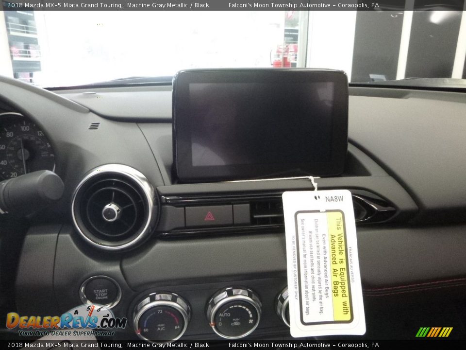 2018 Mazda MX-5 Miata Grand Touring Machine Gray Metallic / Black Photo #11
