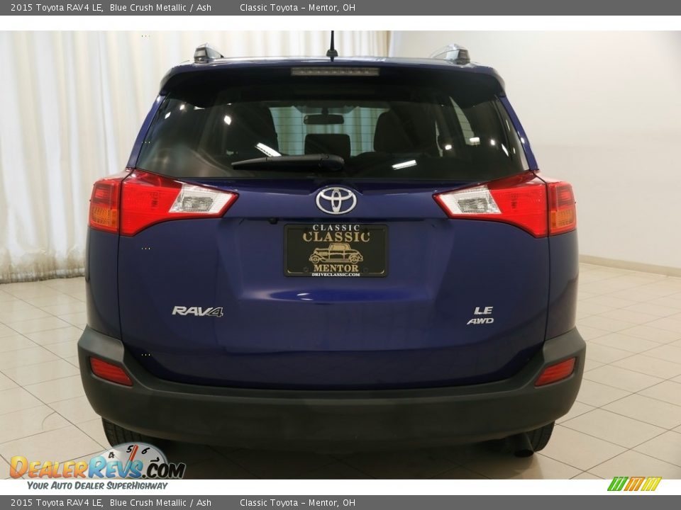 2015 Toyota RAV4 LE Blue Crush Metallic / Ash Photo #17