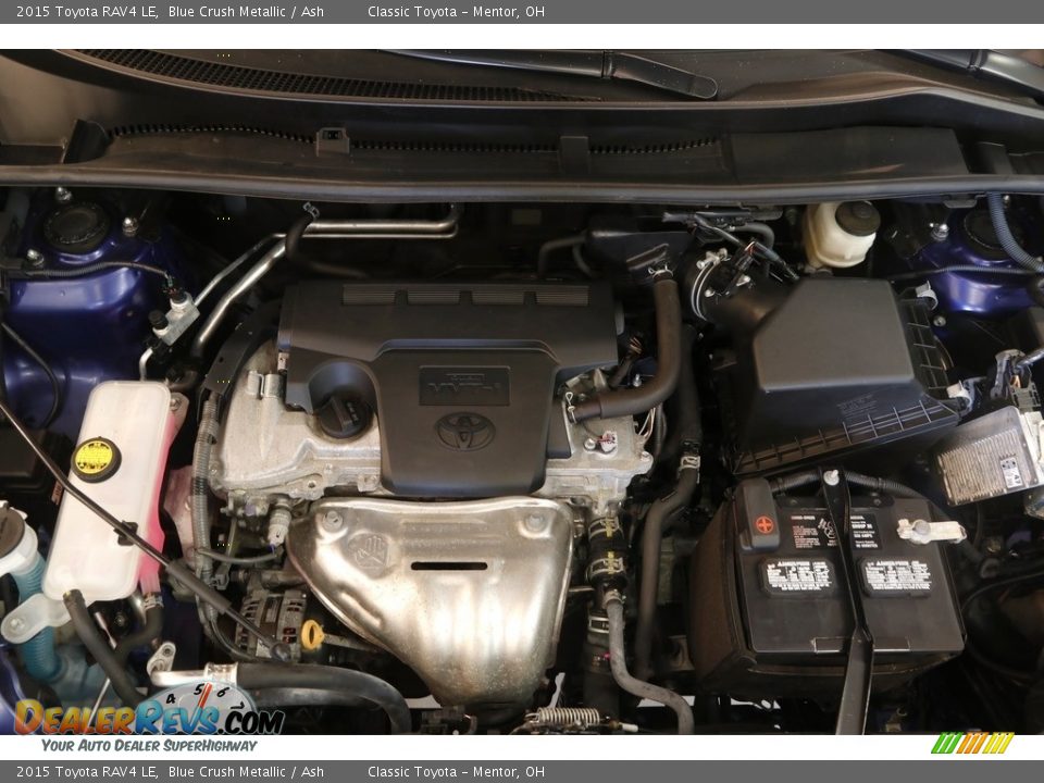 2015 Toyota RAV4 LE Blue Crush Metallic / Ash Photo #18