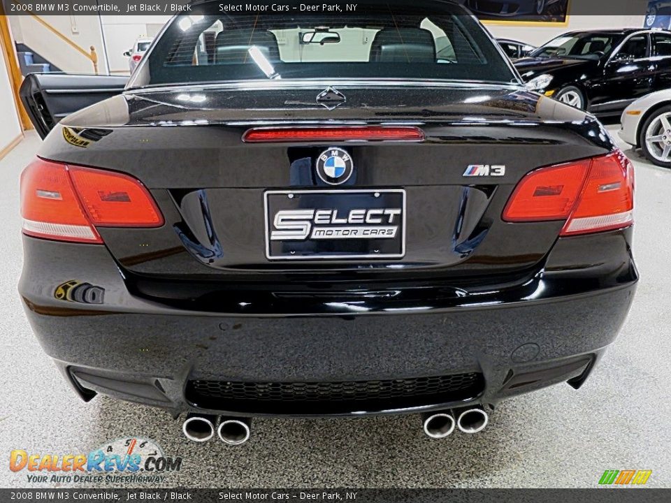 2008 BMW M3 Convertible Jet Black / Black Photo #6